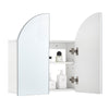 Bathroom Mirror Cabinet Multiple-Layer Height Adjustable Shelf cupboard Storage