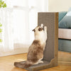 L-Shape Cat Kitten Corrugated Scratcher Scratching Pad Sofa Bed Board Mat50*25cm