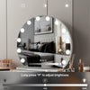 Hollywood Makeup Mirror Large Vanity Light Mirror with Dimmable LED Bulbs Round