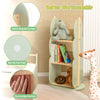 360° Display Corner Book Shelf Kids Rotating Bookshelf-Green