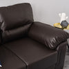2 /3 Seater Sofa Black or Beige Faux Leather Modern Design Living Room Office