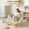 Comfortable Relax Rocking Chair Upholstered Lounge Chair Recliner with High Back