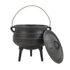 3 Legged Cast Iron Potjie Pot Pre Seasoned Camping Pot Dutch Oven Food Stew Pot