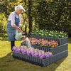 Patio Garden 3-Tier Raised Garden Bed Elevated Planter Box