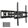 32-70 Inch Double Pendulum Large Base TV Stand, Adjustable Height, Modern Design