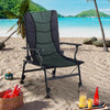 Outdoor Garden Folding Chair Portable Armchair Reclining Seat