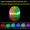 LED Hats Baseball Caps Glow Hat Unisex Light Rave Fiber Optic Hats 7 Colors