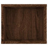Hanging TV Cabinet Brown Oak 100x30x26.5 cm Engineered Wood