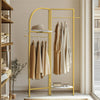 Metal Clothes Rail Adjustable Garment Rack Clothing Storage Organizer Coat Rack