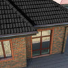 Self-Adhesive Sheds Roofing Felt Shingles Tiles Roof of Arbour Porch Wendy House
