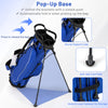 Men's Golf Clubs and Bag Set Golf Stand Bag with 460CC #1 Driver Blue