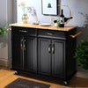 Extra Large Cabinet Cupboard Wooden Kitchen Trolley Cart Sideboard Console Table