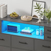 10 Drawers Chest of Drawers Bedside Cabinet Storage Bedroom Furniture Non-woven