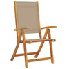 Folding Garden Chairs 6 pcs Solid Wood Acacia and M1U9