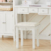 Vintage Dressing Table Desk Stool Vanity Seat Dresser Chairs Bedroom Carving Leg