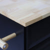 Kitchen Trolley Cart Rolling Island Cart Serving Cart Large Storage Wine Rack