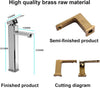 NEW Modern Bathroom Taps Chrome Bath Basin Sink Counter Mixer Faucet Silver UK