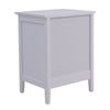 White Chest of Drawers Storage Unit Bedroom Office Organiser with Diamond Handle