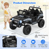 Battery Powered Electric Vehicle 12V Kids Ride on Truck Car-Black