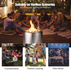 Smokeless Fire Pit Double-Wall Stove 304 Stainless Steel Patio Heater for BBQ