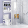 Over The Toilet Bathroom Storage Shelf Space-Saving Organizer with 2 Drawers