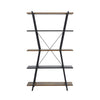 5Tier Vintage X-Shaped Shelf Bookcase Storage Rack Stand Plant Display Bookshelf