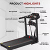 Treadmill Electric Motorized Massager & Incline Foldable Running Machine Home UK