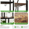 Mental Flower Shelf Plant Display Stand Outdoor Indoor with Grow Light Garden UK