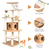 Cat Tree 179 Cm Small Cat Tower Indoor Kitten Activity Center Climbing Stand