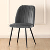 Set of 2,4,6 Velvet Suede Dining Chairs Upholstered seat Ergnomic with Metal Leg
