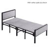 Folding 3FT Single/2.6FT Small Single Guest Bed Small Room Bedframe w/ Headboard