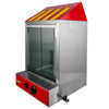 Hot Dog Steamer & Cart Events Hotdog Bun Warmer Machine Commercial Glass Display