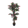 Artificial Azalea Plants Large 180cm Flowers Tree Potted Garden Fake Bonsai UK