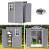 8x4 6x4 5x4ft Large Shed Plastic Garden Tools Bike Storage Shed Outdoor House UK
