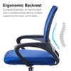 Mesh Office Chair Computer Cushioned Home Swivel Leather Small Adjustable Chairs