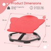 Indoor Outdoor Toddler Sit and Spin Sensory Toy Chair Elephant-Red