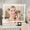 Diamond LED Lighted Makeup Mirror Hollywood Vanity Cosmetic Mirror USB Charging