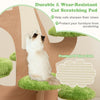 128 cm Pine Shape Cat Tree Indoor Cute Multi-level Cat Tower with Perch