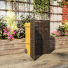 Single Wheelie Bin Storage Willow Weaving Store Cover Garden Rubbish Hide Screen