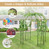 Outdoor Arch Pergola Pavilion Birdcage Shape Garden Arbor-Bronze