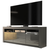 TV Unit 160cm I Sideboard Cabinet I Cupboard TV Stand I Grey High Gloss Doors