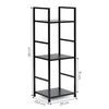Table Bed Sofa Side Nightstand Storage Drawer Shelf Home Study Living Room Black