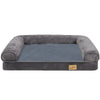 Jumbo XL Dog Bed Pet Sofa Fleece Mattress Semi Enclosed Bolster Waterproof Liner