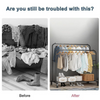 Heavy Duty Clothes Rail Rack Garment Hanging Display Stand Shoes Storage Shelves