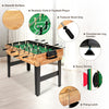 Combo Entertainment Game Table with Stackable Design-Natural