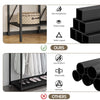 Heavy XXL Open Wardrobe Clothes Rail Cupboard Dust-Proof Coat Rack Stand
