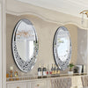 Modern Decoration Wall Silver Mirror Tear Drop Hanging Mirror for Living Room UK