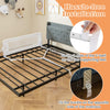 Toddlers 120CM Foldable Bed Rail Kids Bedrail Guard-White