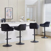 2x Bar Stools Breakfast Comfortable Swivel Gas Lift Kitchen Stool Leather Chairs