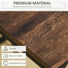 Industrial Rectangular Dining Table Set with 4 Stools for Dining Room, Kitchen,